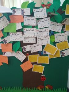 Celebration Event 2019 - Thank you tree showing messages