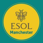 ESOL Manchester logo with bee