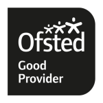 Black Ofsted Good Provider graphic